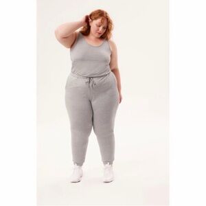 Girlfriend Collective ReSet Scoop Jumpsuit Coyote Gray Size XXL